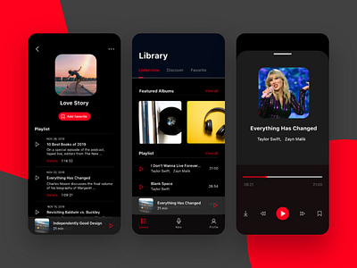 Music App Design