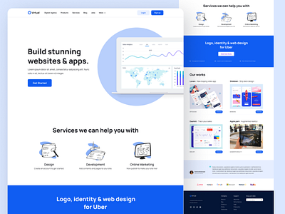 Agency Web Landing Page