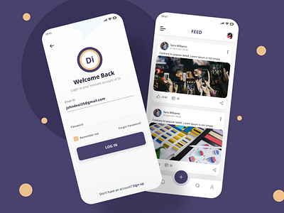 Social App UI Design