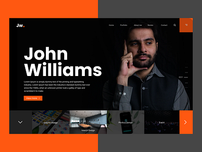 Personal Portfolio Creative Landing Page