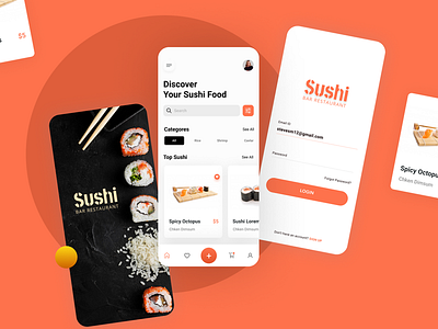 Sushi Bar Restaurant App