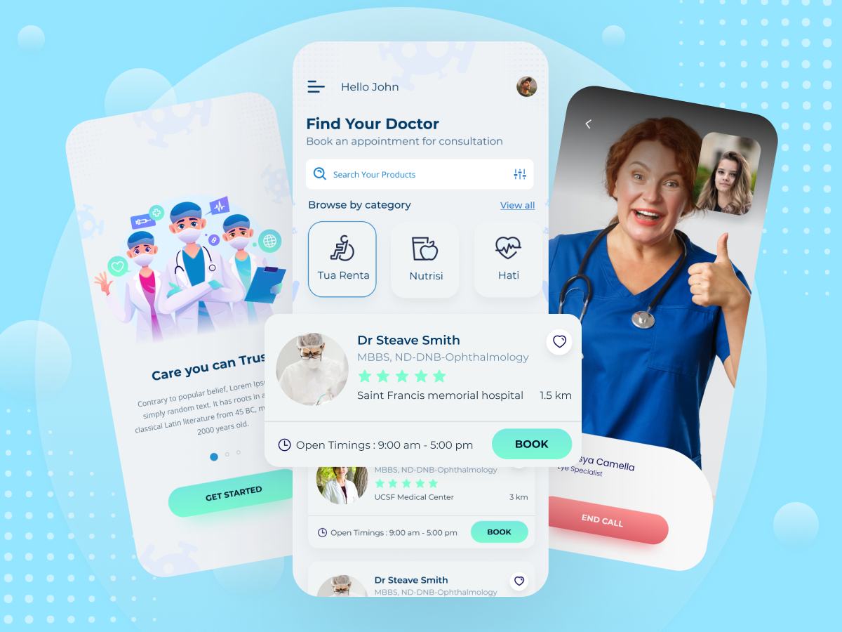 Doctor Appointment App by Sandeep Kumar on Dribbble