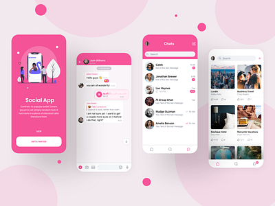 Social App UI Design