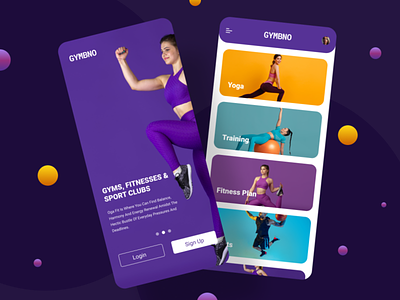 Fitness application design app design club fitness app gym illustration mobile app design ui ui design ux