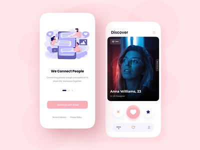 Dating app design app design dating app mobile app design ui design