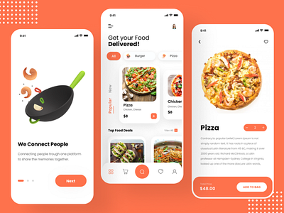 Food Delivery App Design app design design food app food delivery app shop ui design