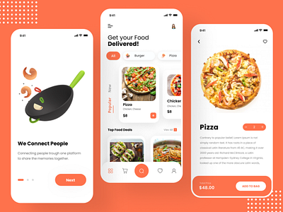 Food Delivery App Design