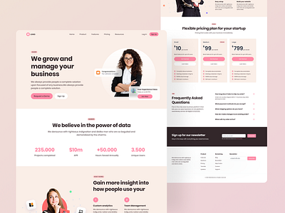 Web Landing Page Design