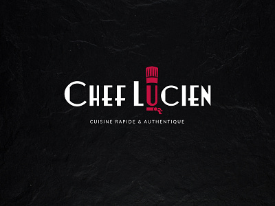 Chef Lucien logo artistic direction branding design graphicdesign icon logo logotype typogaphy