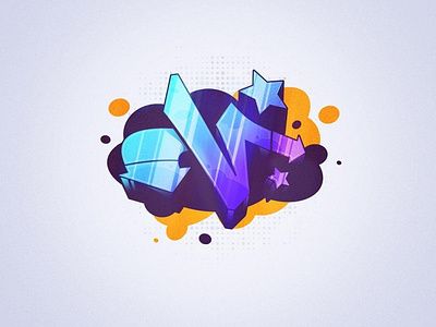 36daysoftype06 - V 36daysoftype design graffiti art illustraton type typography vector