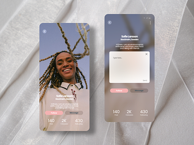 Dating UI app