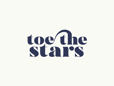 toe the stars logo branding design logo minimal minimalist logo minimalist logo design typography