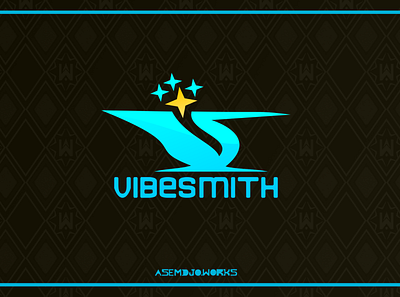Vibesmith Logo (2015) blue branding design developer game gamedev logo logodesign rpgmaker vector