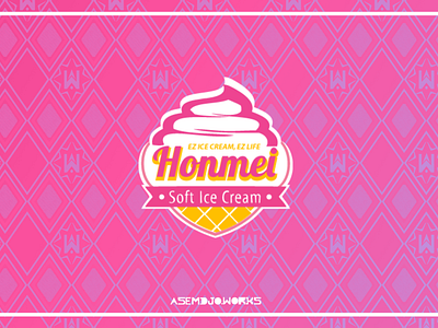 Honmei Soft Ice Cream Logo (2017)