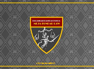 Meja Bundar Law Logo Design (2017) branding design law law firm law firm logo lawyer organization