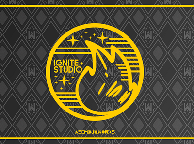 IGNITE STUDIO Logo Design (2019) blog branding design fire ignite logo logodesign photography vector