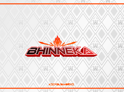 BHINNEKA Title Logo (2019) branding design dragon light novel logo logodesign novel vector