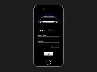 Tesla black car car ui coche dark elonmusk interface iphone login tesla ui ui card ui design uiux user experience userinterface uxdesign رابط کاربری طراحی رابط کاربری