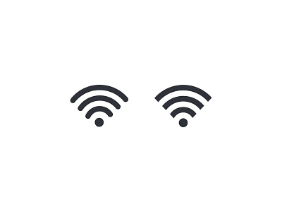 WIFI icon vector wi fi