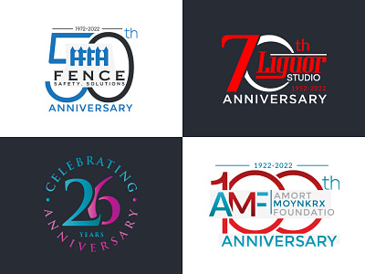 Anniversary logo design 25th anniversary 26th anniversary abstract anniversary anniversary logo branding colorful logo