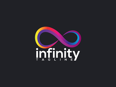 Infinity icon abstract colorful design icon infinity infinity logo logo