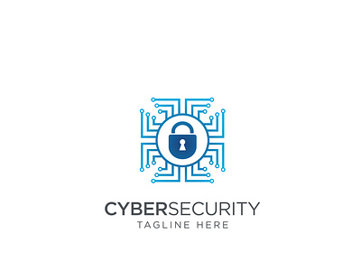 Cyber security logo vector abstract cyber cyber security logo cyber security logo vector icon logo securuity
