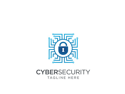 Cyber security logo vector