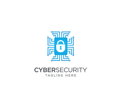 Cyber security logo icon template abstract colorful cyber cyber security logo logo security