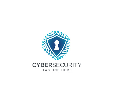 Cyber security logo abstract cyber cyber security logo icon logo security
