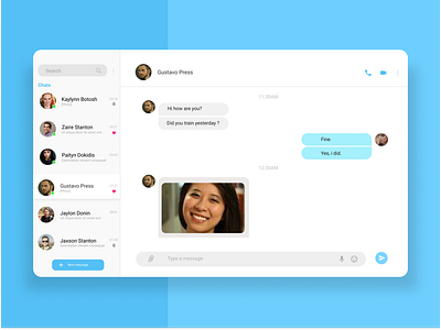 Day 13: Direct messaging 013 daily 100 challenge dailyui day013 design direct messaging laptop ui message app messaging mobile app design ui ux