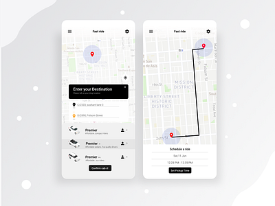 Day 20:Location Tracker 020 booking cab booking app daily 100 challenge dailyui day020 location app location tracker rider taxi booking app taxi driver uber uber rider ui