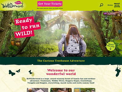 BeWILDerwood - Web Development