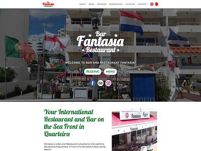 Fantasia - Bar - Restaurant - WordPress Build