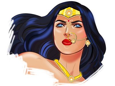 Wonder Woman illustration
