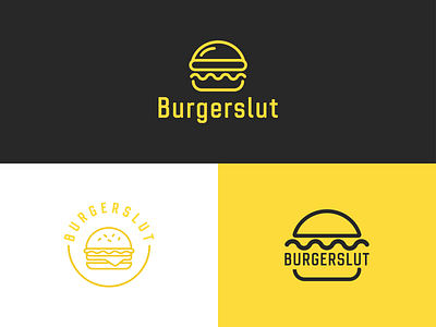 Burger logo branding clean design graphic design illustration illustrator logo minimal ui vector