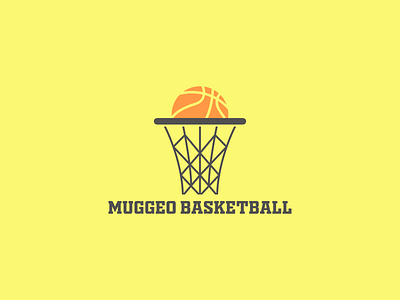 basket ball Logo art branding clean design graphic design illustration illustrator logo minimal vector