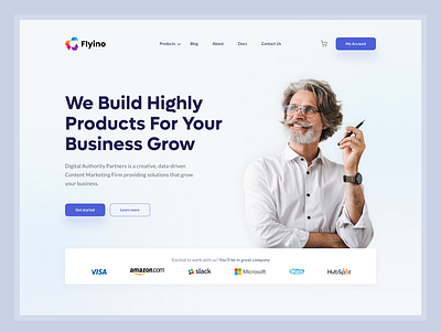 Business Agency Website agency business business agency clean ui company creative design digital agency digital business landing page minimal product designer saas saas landing startup ui design user interface web design web designer website