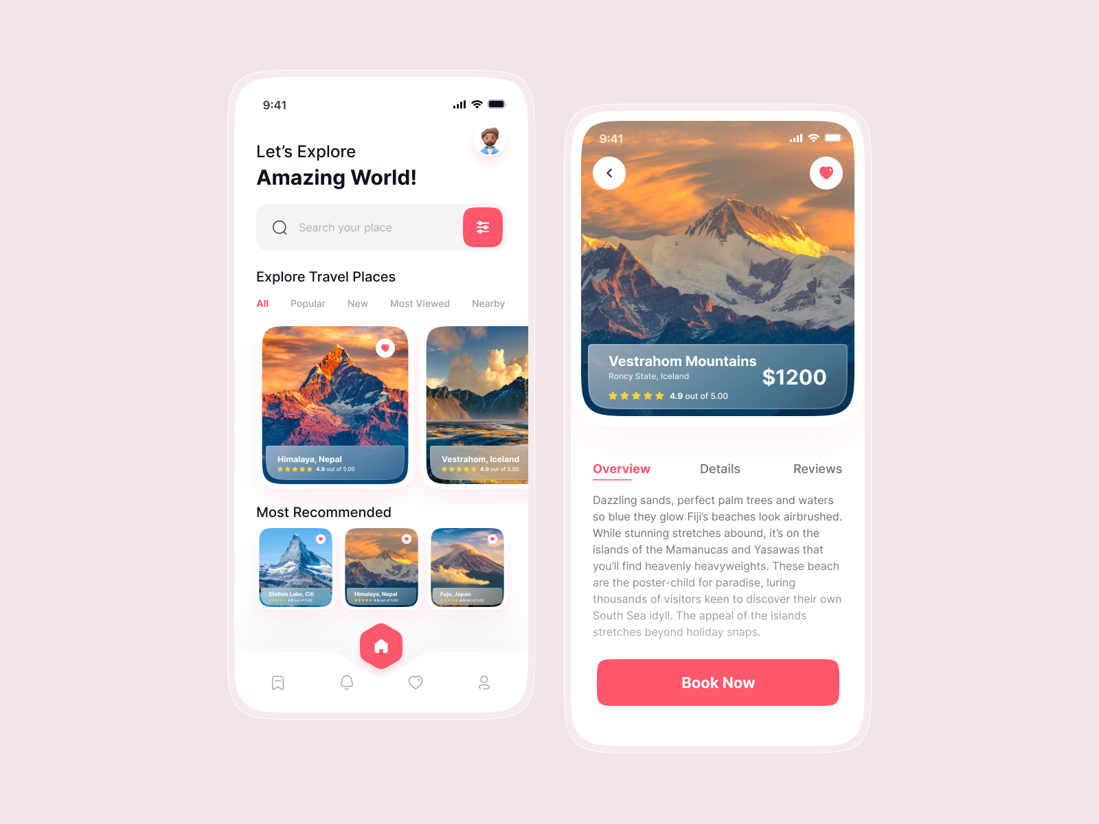 Travel App by Jomir Uddin Emon on Dribbble