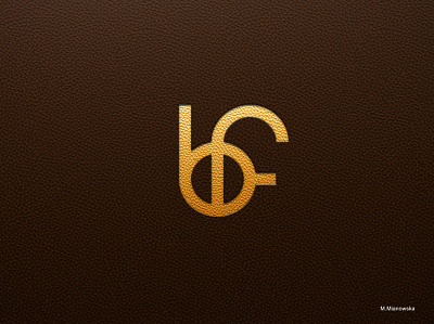 bf_monogram branding design flat logo minimal vector