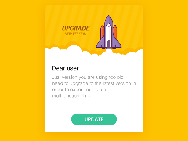 juzi Entertainment update page by skfan on Dribbble