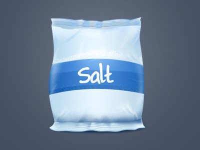 Salt food icon salt