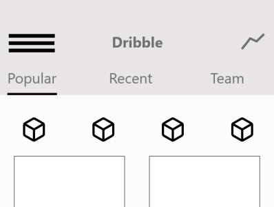 Dribble - Adobe XD - Wireframe ui ux