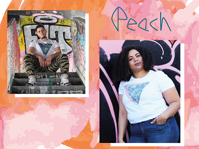 T-shirts - Capsule collection - PEACH x LAF photography photoshoot t shirt design