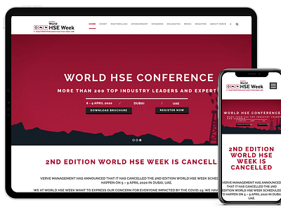 World HSE Forum Web Design - GCC Marketing Portfolio