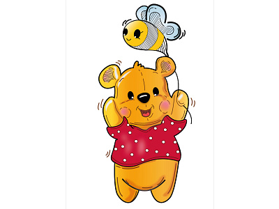 Winnie-the-Pooh branding design icon illustration johirulxohan logo movie ui vector winnie the pooh