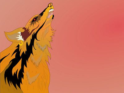 FOX angry attack branding design fox fox illustration foxy hunt hunter illustration johirulxohan killer red redeye roar vector