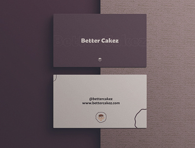 Cake Brand Minimal Business card branding cake cake branding design graphic design illustration logo logo design vector