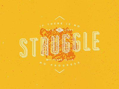 Struggle graphic design jason frost lettering modern giant type typography
