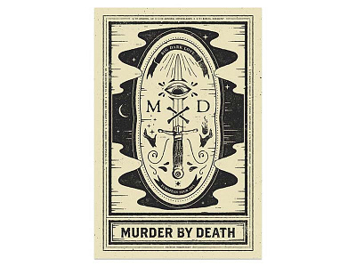 Mbd European Tour 2015 europe gigposter graphicdesign illustration moderngiant murderbydeath screenprint