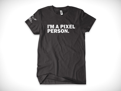 "I'm A Pixel Person" t-shirt design